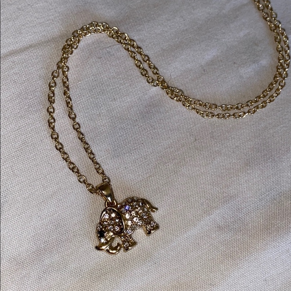 Dainty Elephant Necklace